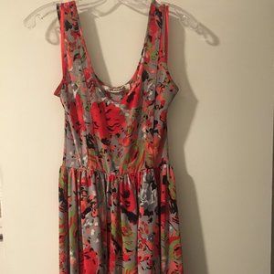 Floral knee length dress